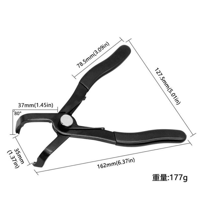 

Инструмент для снятия зажимов и отделки автомобильной панели Плоскогубцы для зажимов панели Нескользящий инструмент Эргономичная ручка Автомобильные аксессуары для заклепок Крепежные элементы B