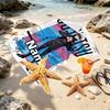 Custom Name Personalized Jujutsu Kaisen Print Beach Towel, for Trip Camping Beach Party Home Decor, Birthday Gift for Family & Friends