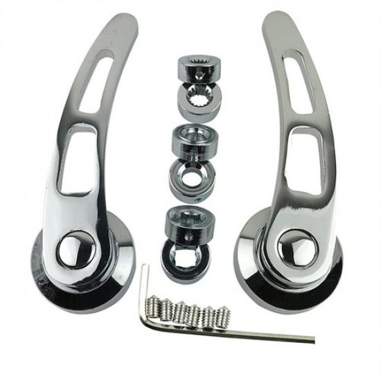 Chrome Billet Aluminum 4-1/4  Door Handle Kit For Chevy Ford Chrysler Pontiac