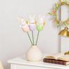 Easter Bunny Picks with Pastel Eggs DIY Floral Arrangement Decor Cute Spring Party Decoration for Home Centerpiece
