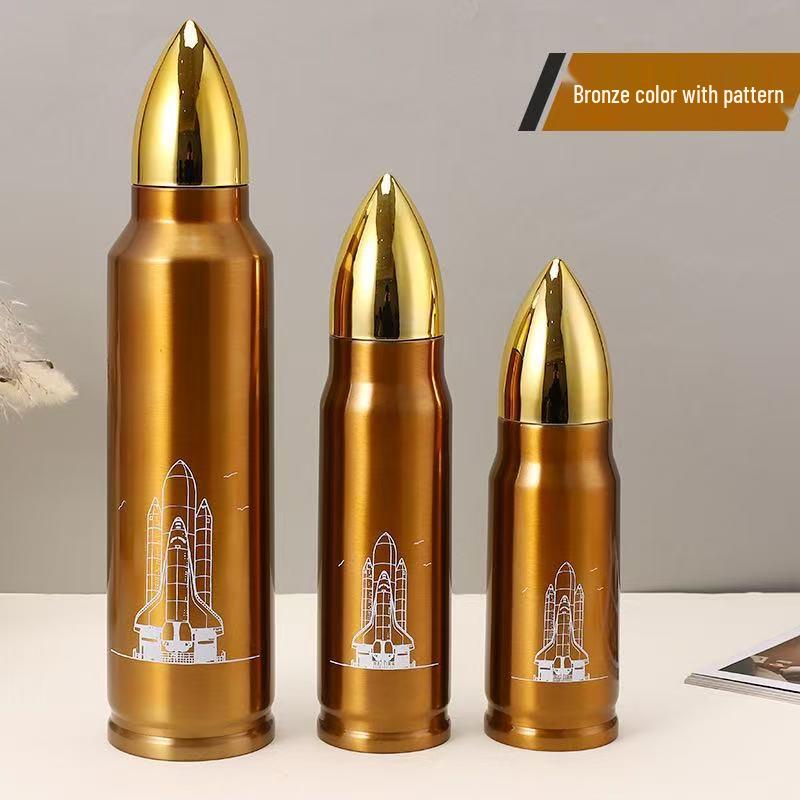 Creative Thermos 304 Stainless Steel Insulated Water Bottle for Outdoor Sports – Portable with Logo Printing Option