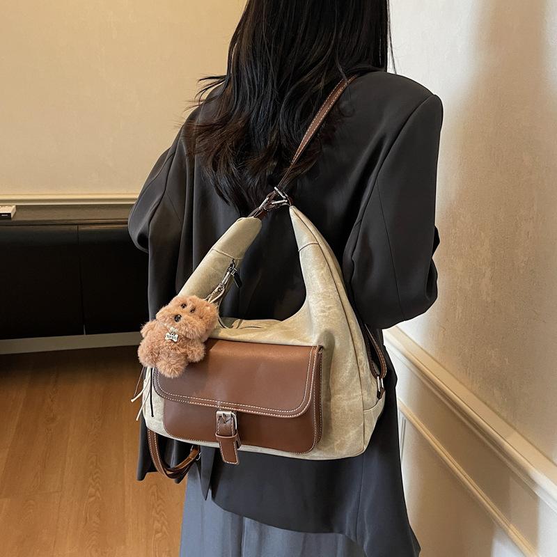 Large capacity bag women's 2025 new backpack, premium texture travel shoulder bag, commuter tote bag