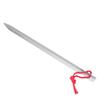 4PCS 23cm Aluminium Alloy Outdoor Lengthen Ultralight Camping Tent Peg Ground Nail StakesSilver
