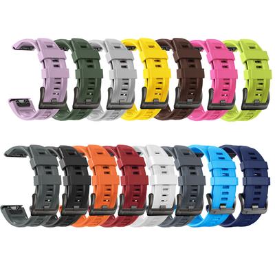 Para Garmin Fenix E 8 7X 7 Pro 6 6X Pro Correa de Reloj Oficial Pulsera QuickFit 26 mm 22 mm Banda de Silicona para Forerunner 970 965 955