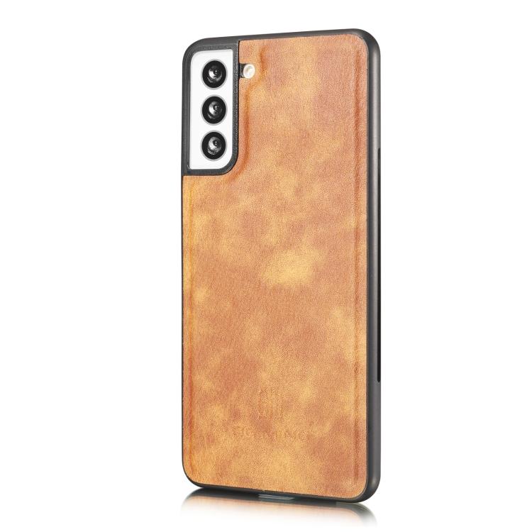 Per Samsung Galaxy S21 5G DG.MING Custodia in Pelle a Libro Staccabile Magnetica Texture Crazy Horse con Supporto & Slot per Schede & Portafoglio