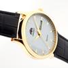 Olienteu Korean-Made Men'S Leather Band Wristwatch Ot7709Mc