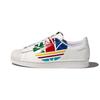 Originals SUPERSTAR Pure C Comode Scarpe da Skateboard Basse Bianche Bambini Età 3 7 Anni FW4008