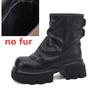 Fashion 2025 New Women's Trouser Boots Thick-soled Square-toe Women Ankle Boots Large-Size Vintage Fashion Motorcycle Boots Female