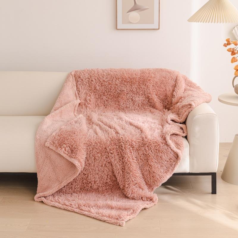 Pet Waterproof Blanket Flannel Shu Cotton Lint Sherpa Thickened Pet Blanket Kennel