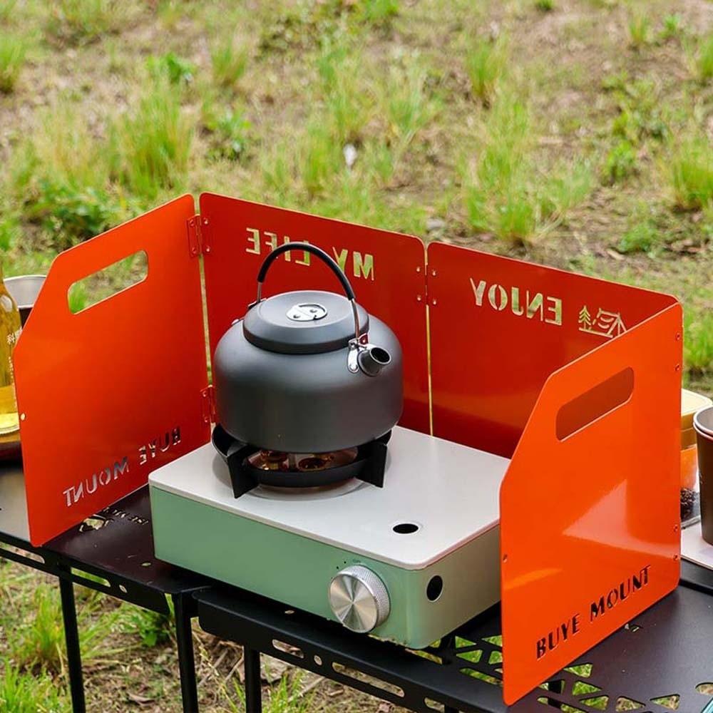 Windproof Stove Wind Shield Lightweight Cooker Wind Protection Cookware Windshield  Camping