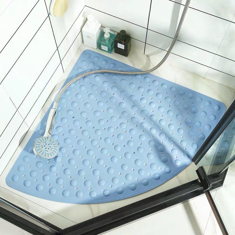 Fan-Shaped Anti-Slip Bathroom Massage Mat