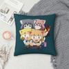 Neco Arc Funny Meme Kawaii Square Pillowcase Cushion Cover Pillow Case Throw Pillow Cover for Home Sofa Living Room