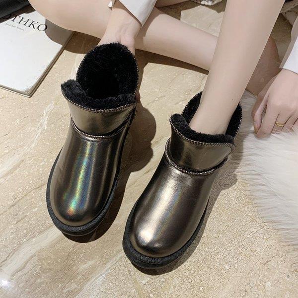 Kaufe Boots Women Shoes Australia Winter Footwear Round Toe Mid Calf