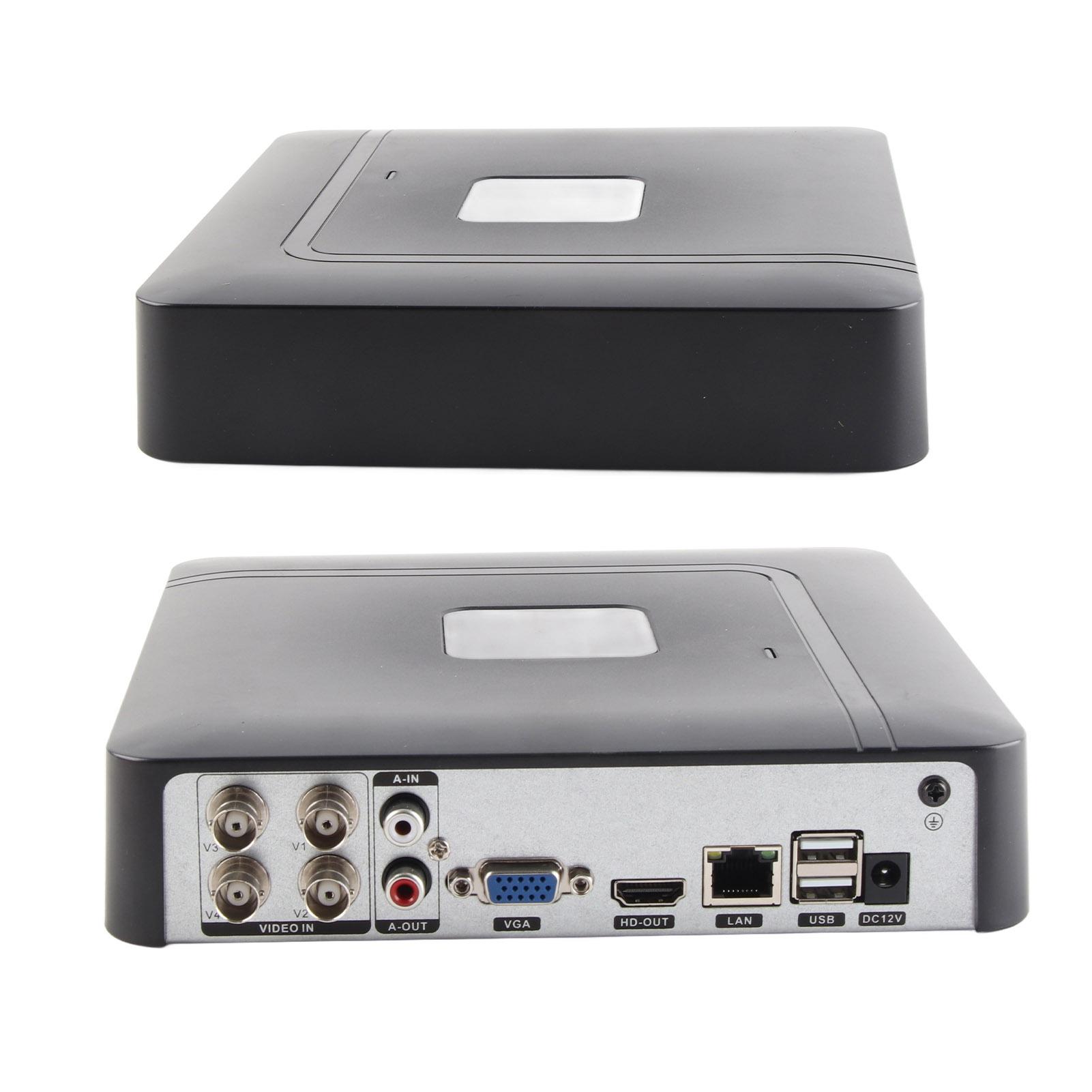 

4-канальний 4CH Security CCTV AHd CVI TVI DVr NVR 5 в 1 Відеореєстратор реального часу білий