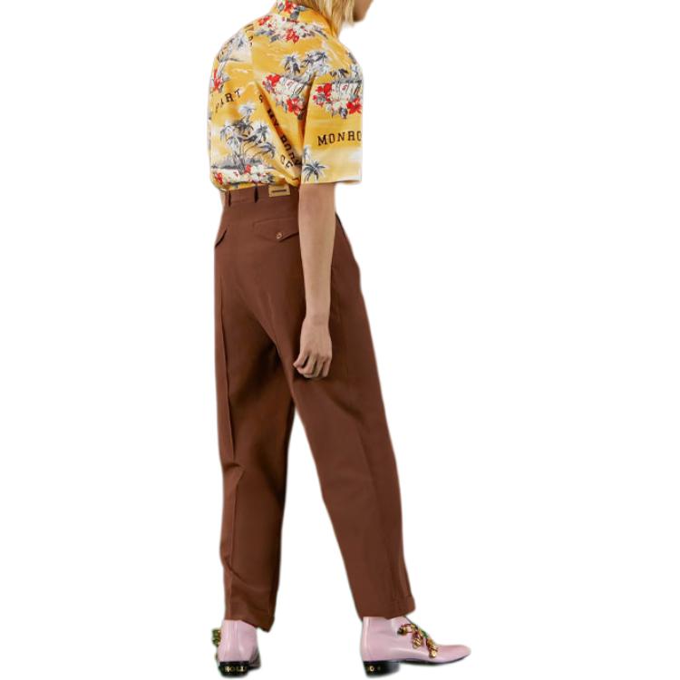 Gucci Printed Cotton Poplin Bowling Shirt 694124-ZAJSS-7371