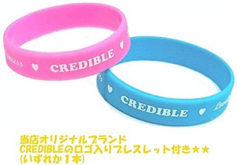 CREDIBLE Kids' Princess Sparkly Accessory Set, 8 Pieces (Heart Tiara, Magic Wand, Necklace, Earrings, Bracelet, Ring, Gloves, Original Merchandise),