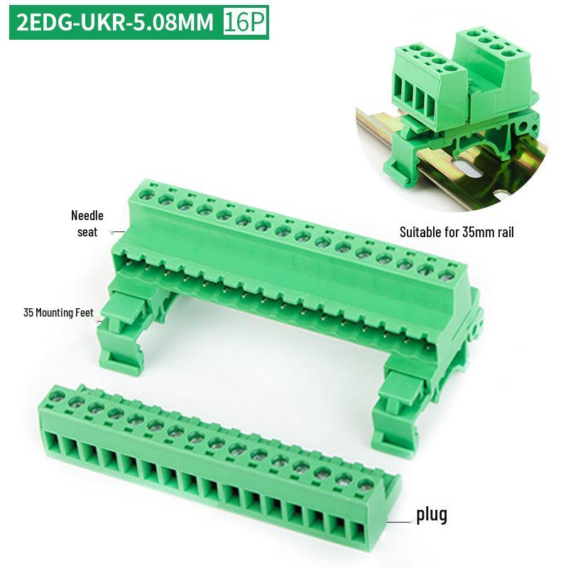 2EDG-UKR-5.08MM Plug-in Rail Guide Terminal Block Connector