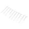 10pcs Plant Labels 304 Stainless Steel Water Proof Reusable Plant Nursery Tags with Pen for Vegetables Flower