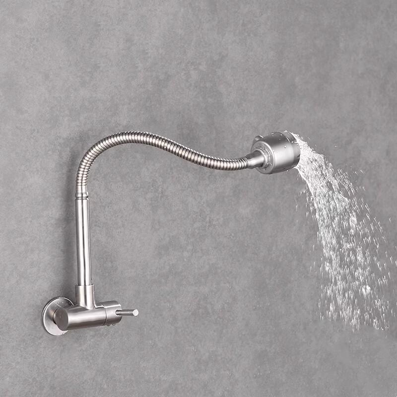 TLXT Wall-Mounted Single-Cold Kitchen Faucet