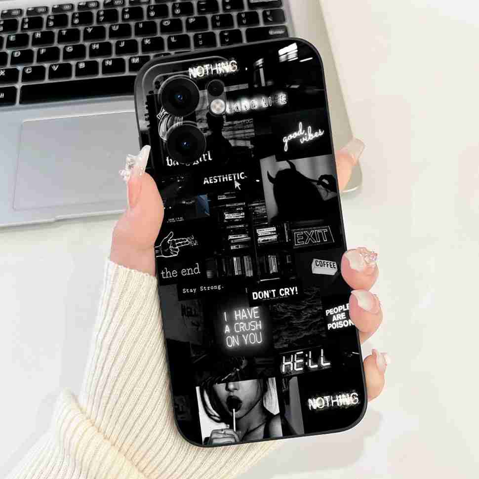 Flower Rabbit Case For OPPO Reno 13F 4G 5G Silicone Soft Cover For OPPO Reno13 F Reno13F 5G CPH2699 2025 Fundas Capas