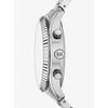 Michael Kors Oversized Lexington Pavé Silver-Tone Watch MK4972