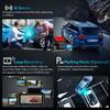 Dashcam 4K-Kamera für Auto-Dashcam GPS WLAN 24-Stunden-Parkmonitor Nachtsicht-DVR Vorne und Hinten 3 DVRs Kamera Videoregistrator