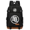 Dragon Ball Print Oxford Backpack School College Travel Lightweight Dual-Strap Laptop Bag Unisex 20L Capacity
