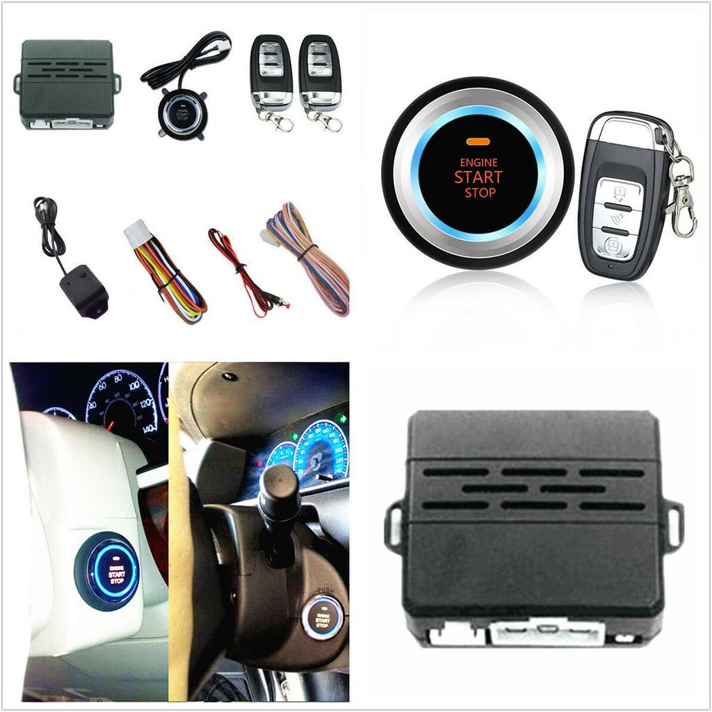 D7 One Key Start Ignition Engine Starter Push Button Remote Alarm Safety System