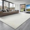 Mjuk Pälsmatta för Inomhusbruk, 2,44 x 3,05m Mjuk Pälsmatta, Långhårig Pälsmatta för Vardagsrum, Sovrum, Veranda, Modern Heminredning Estetik