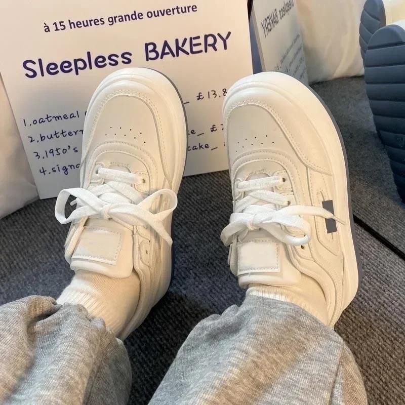 Chunky Sneakers Women 2024 Autumn New Fashion Platform Vulcanize Shoes Female Thick Bottom Sport Shoes Zapatos De Mujer SyfIyno