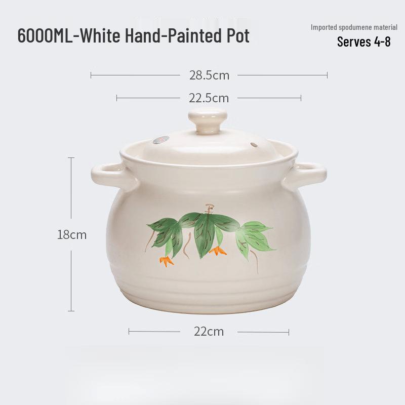 LIEI Thickened Ceramic Stew Pot
