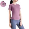 Nuodingxiu Mesh Short Sleeve Sports Yoga Top