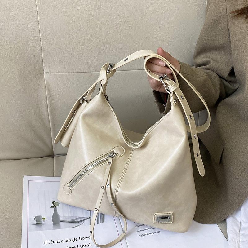 

Ретро универсальная сумка женская сумка-тоут большой вместимости сумка-мессенджер новая модная сумка на плечо сумка бежевый