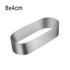 Stainless Steel Mousse Ring Rectangle/Oval/Round Cake Ring Cookie Cutters Mousse Baking Cake Mold Tiramisu Bakeware Tools
