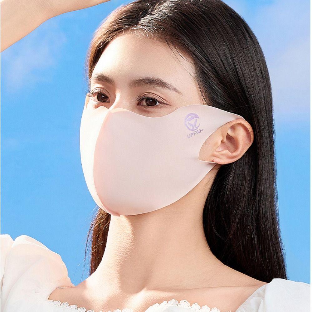 Face Mask Face Cover Sunscreen Face Scarf Face Gini Mask Adjustable Ice Silk Mask  Riding