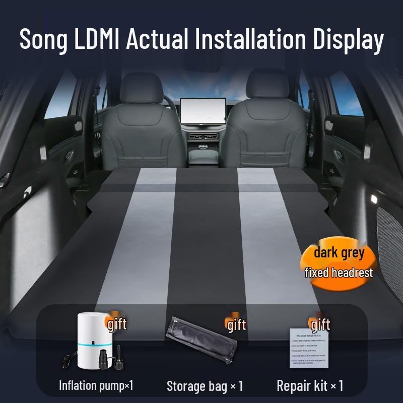 BYD Song LDMi Car Bed: Trunk Inflatable Mattress & Rear Seat Sleeping Pad.
