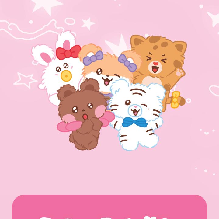 ILLIT [2° Anniversario del Debut : [DEARLIT] Portachiavi Peluche MD Ufficiale