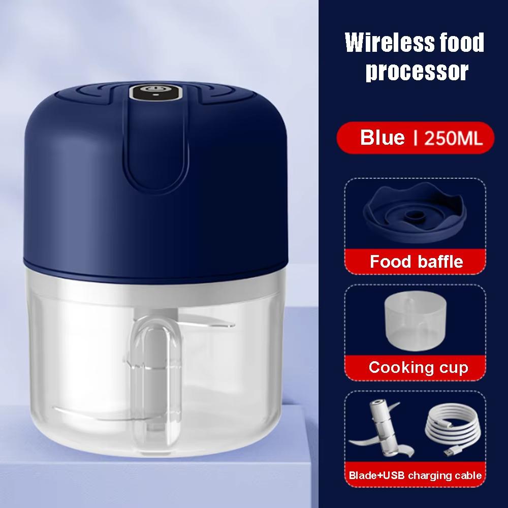 Xiaomi Mini Electric Meat Grinder 250ML Garlic Puree Machine Onion Ginger Chili Chopper Kitchen Food Mixer