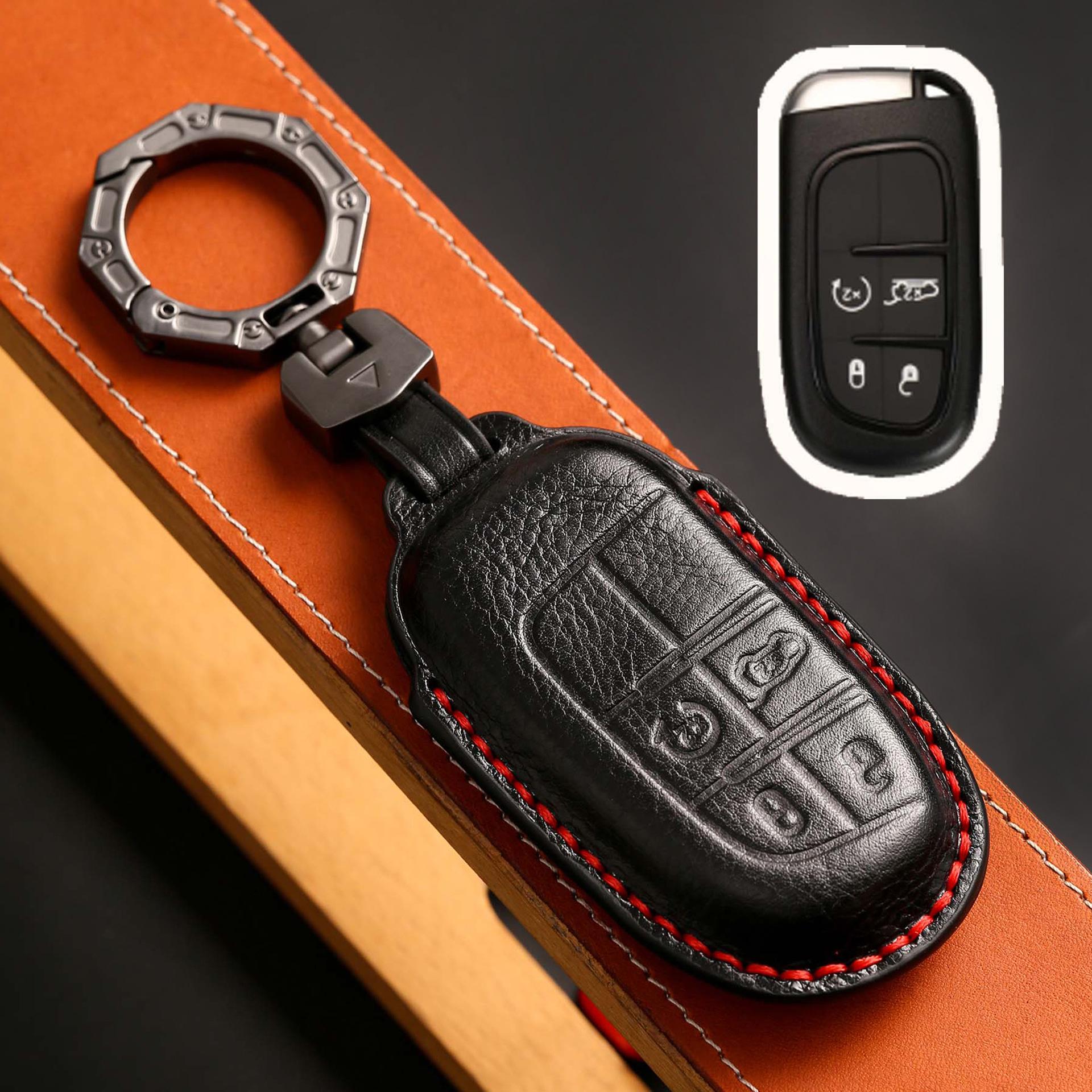 

Для джип джип компас чехол для ключа большой командир гранд чероки либерти чехол защитный чехол застежка чёрный