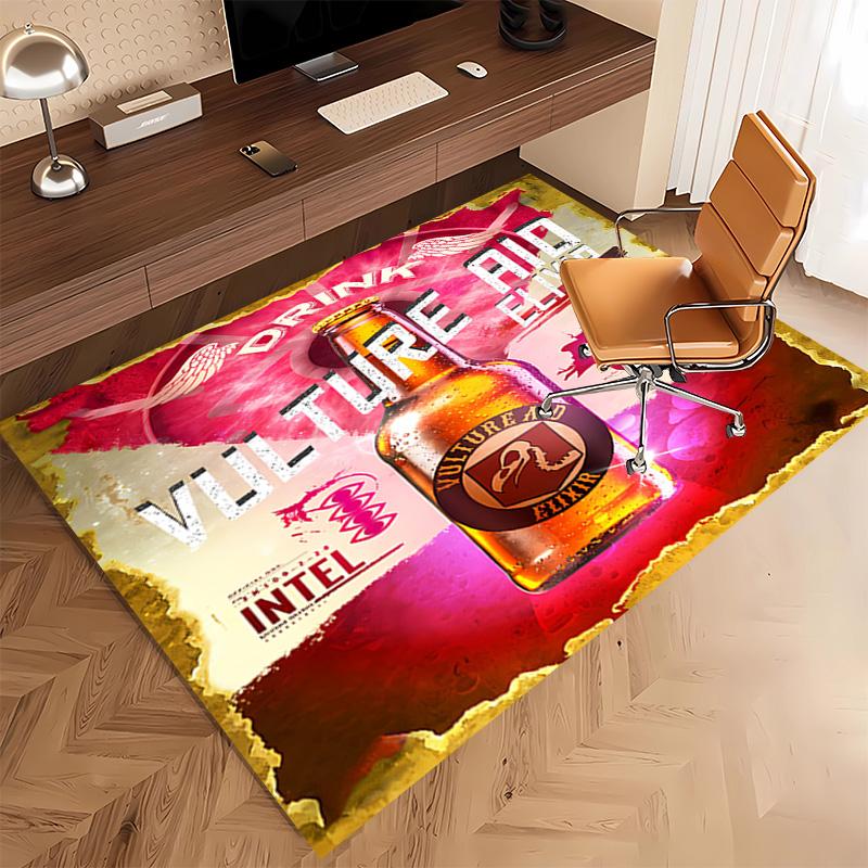 Call of Duty COD Perk A Cola Print Area Rug - Soft,Washable Non-Slip Indoor Mat,Living Room,Home Office Decorative Rug