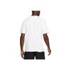 Nike Solid Color Logo Print Pullover Short Sleeve Crew Neck T-Shirt Men Tops White DV9832-100