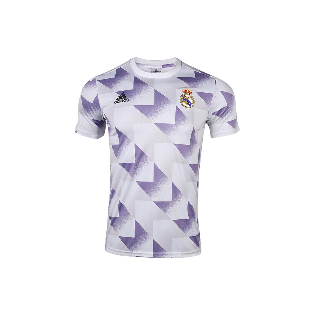 adidas Koszulka Piłkarska Real Madryt Męska Biała Niebieska HA2578