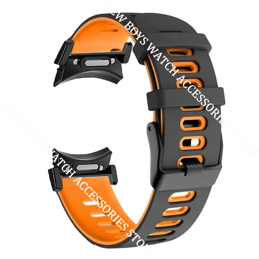 Quick Fit Silicone Strap Correa for Samsung Galaxy Watch 4/6 Classic 47mm 43mm 4/5/6 40mm 44mm No Gaps Bracelet Watch Band