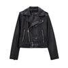 Early Autumn Fashion Slim Motorcycle Jacket Leather Jacket Women's Jacket Temperament