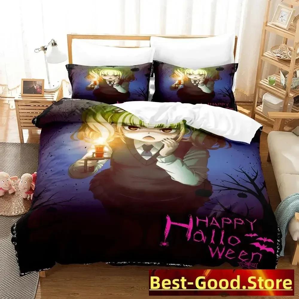 2023 Mieruko chan Bedding Set Duvet Cover Sheet Printed Bed Set Pillowcase Bed Full Queen King Size Comforter Bedroom