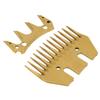 Náhradní stříhací čepele na ovce Zlaté 13 rovných zubů Rozteč 7 mm Elektrické čepele na stříhání ovcí