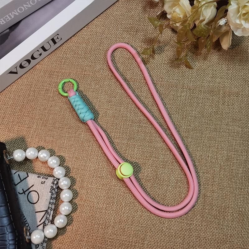 

Креативний плетений шнурок для мобільного телефону та ID-картки - 46 см Тримач для брелока