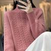 Autumn Winter Women's Turtleneck Sweater Women Pullover Jumper Pull Femme Streetwear Casual Knitted Sweater