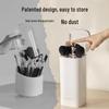 Automatic Lifting Makeup Brush & Lipstick Storage Tube - High-End Desktop Cosmetics Organizer