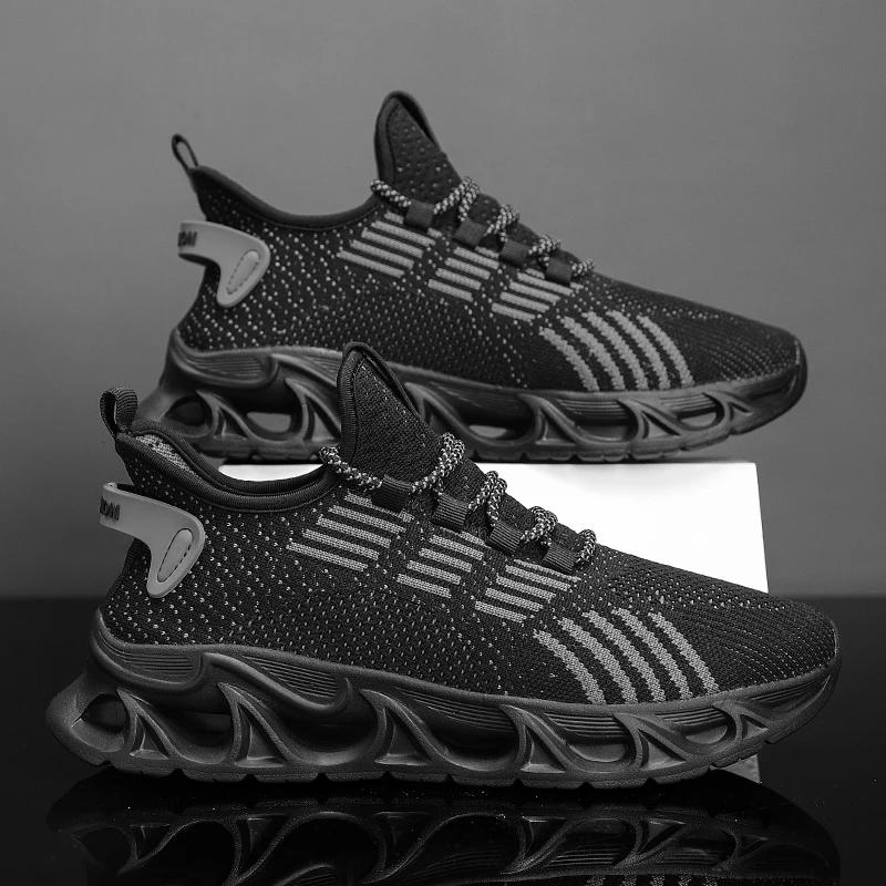 Fashion Man Trainers Running Shoes Breathable Sports Sneakers Outdoor Non-Slip Sneakers Couple Casual Comfortable Running Shoes 39-46